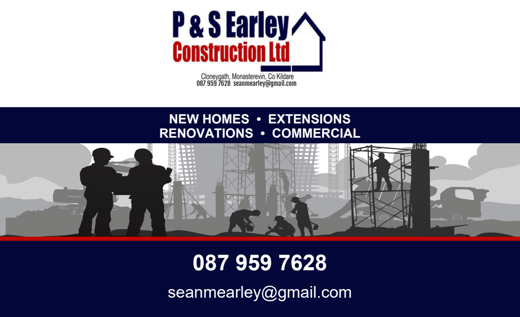 P&S Earley Construction Ltd — supplied sponsor advertisement artwork