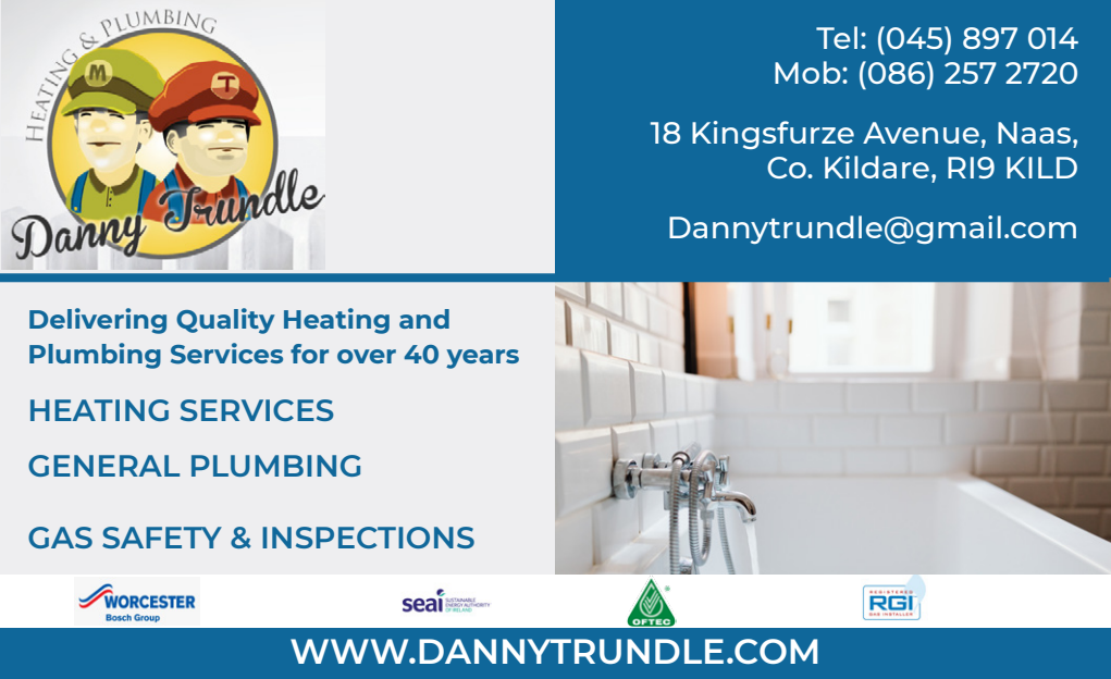 Danny Trundle Heating & Plumbing — supplied sponsor advertisement artwork
